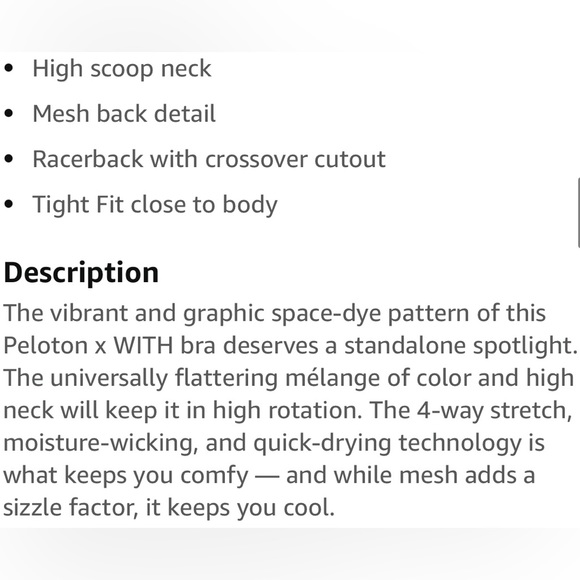 Peloton sports bra (S) - Picture 12 of 12